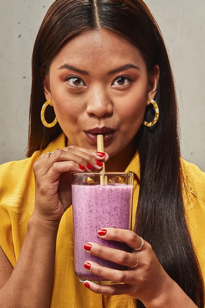 Justin Walker Almond Berry Blast Smoothie